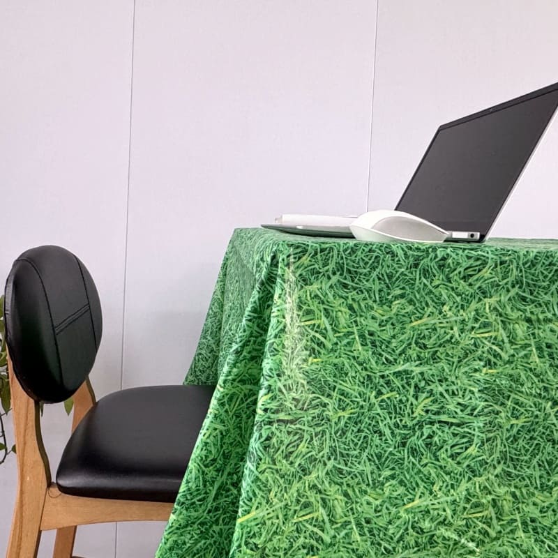 Bright Green Plastic Tablecloth