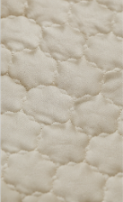 Floral Elegance PVC-Cotton Tablecloth with Lace Trim
