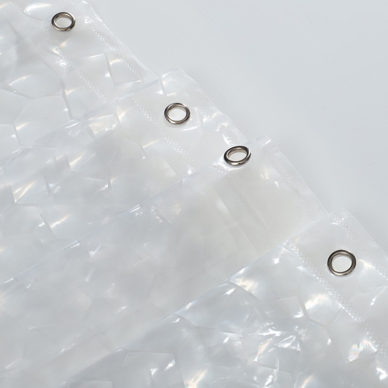 EVA Clear 3D Water Cube Shower Liners
