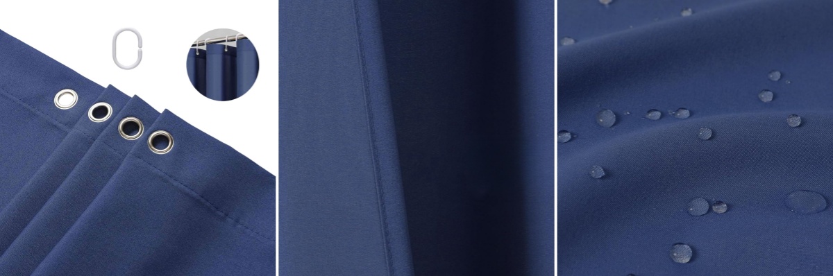 Bästa tyg duschdraperi liner