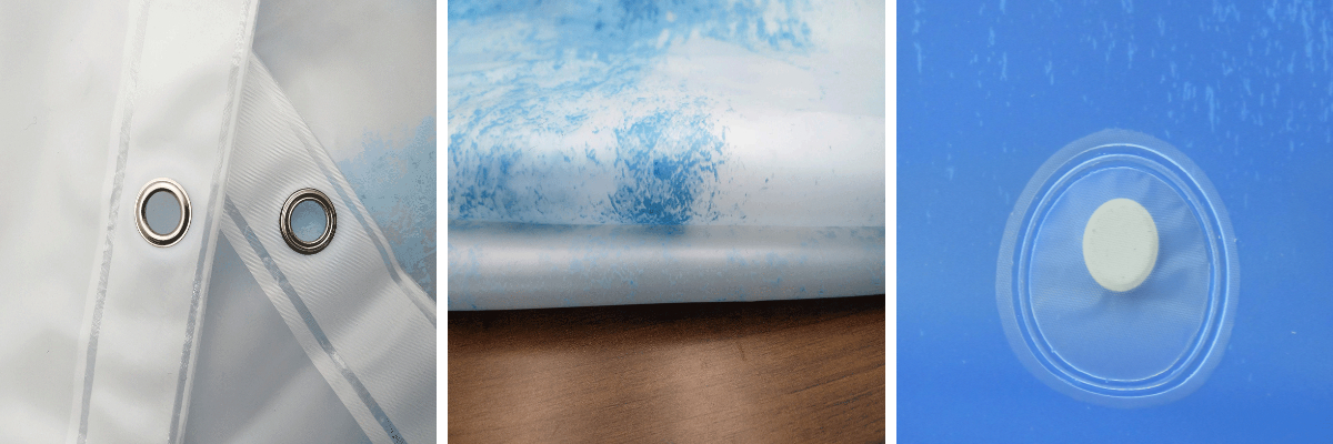 Vinyl Gradient Shower Curtain Vinyl Gradient Shower Curtain