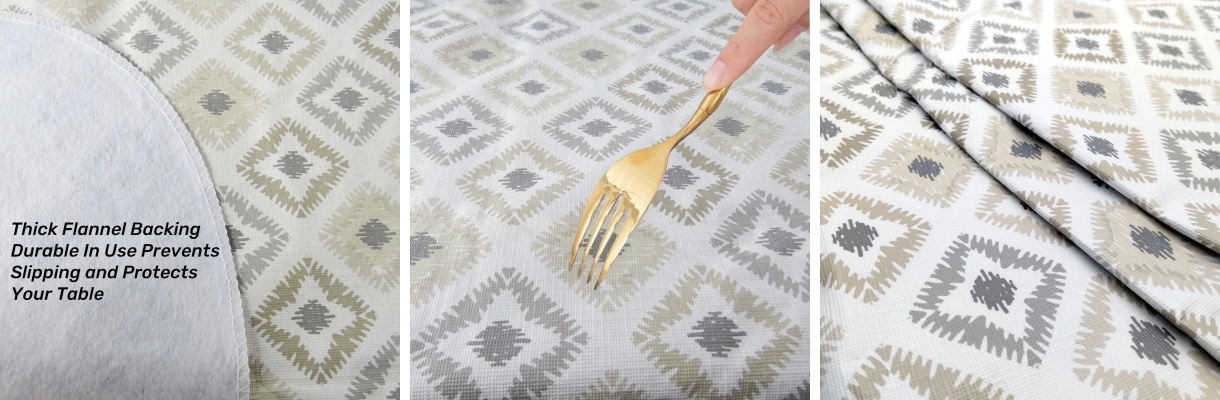 Geometric Plastic Tablecloth  Geometric Plastic Tablecloth