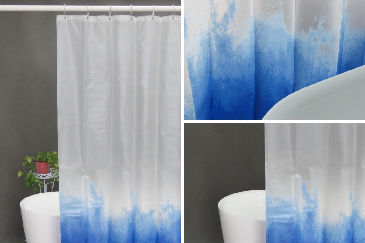 Blue Shower Curtain Liner Blue Shower Curtain Liner