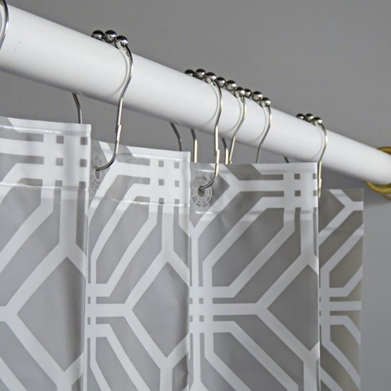 Regular Geometry Bathroom Curtain