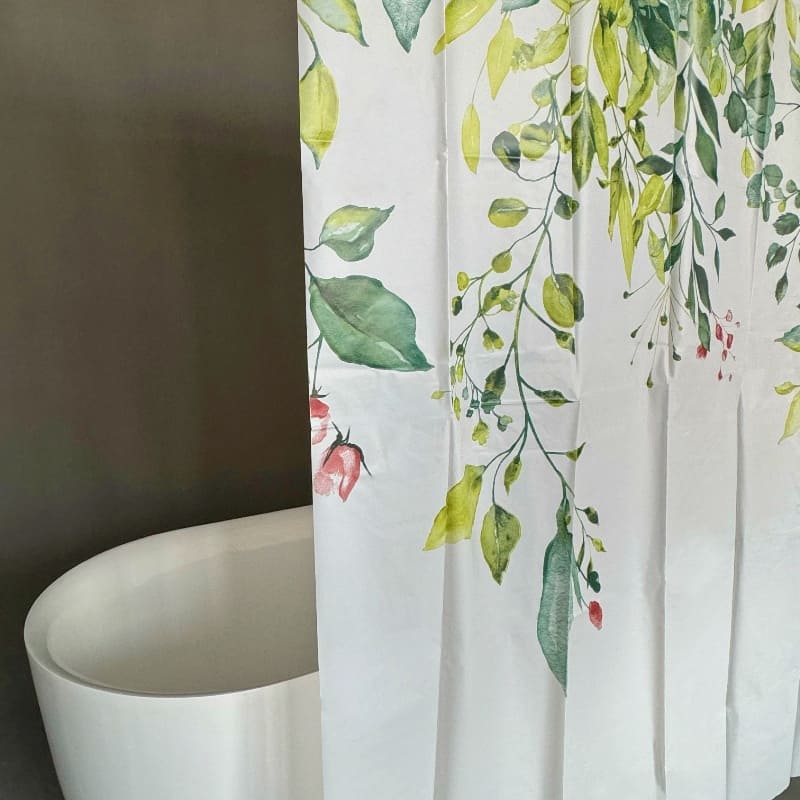 White Shower Curtain