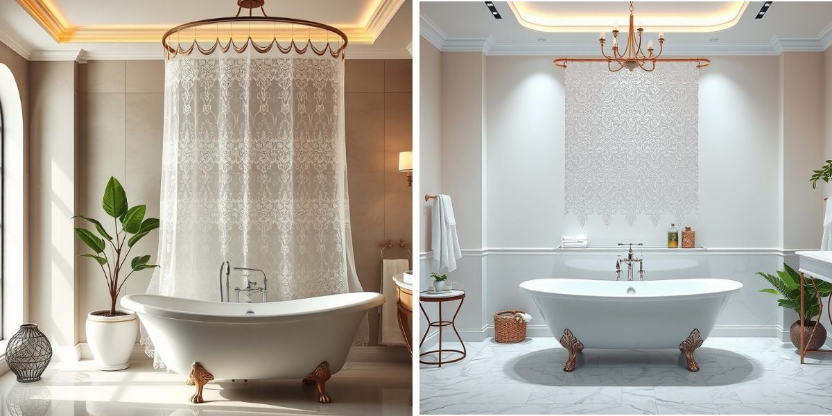 Le tende da doccia in pizzo sono facili da pulire? Cosa devi sapere