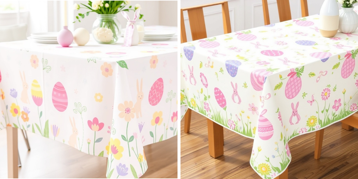 أفضل مفرش طاولة لعيد الفصح لحفلات الربيع الداخلية والخارجية