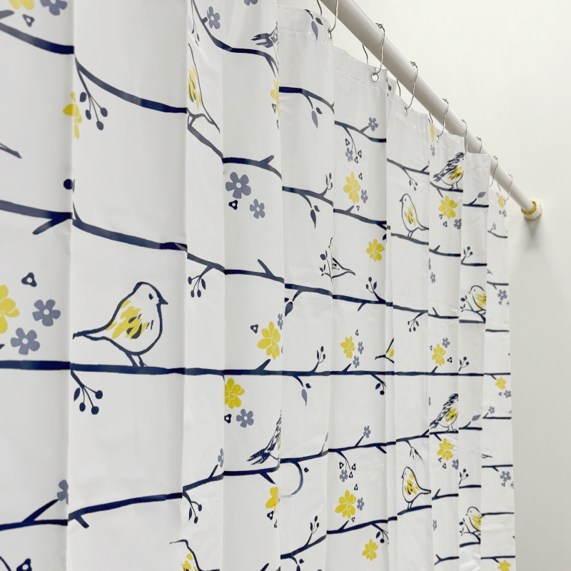 Blue Birds Shower Curtain