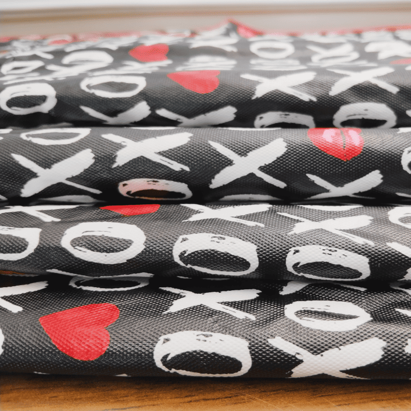 XOXO Love Vinyl Tablecloth
