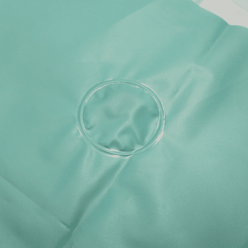 Vinyl Green Shower Curtain
