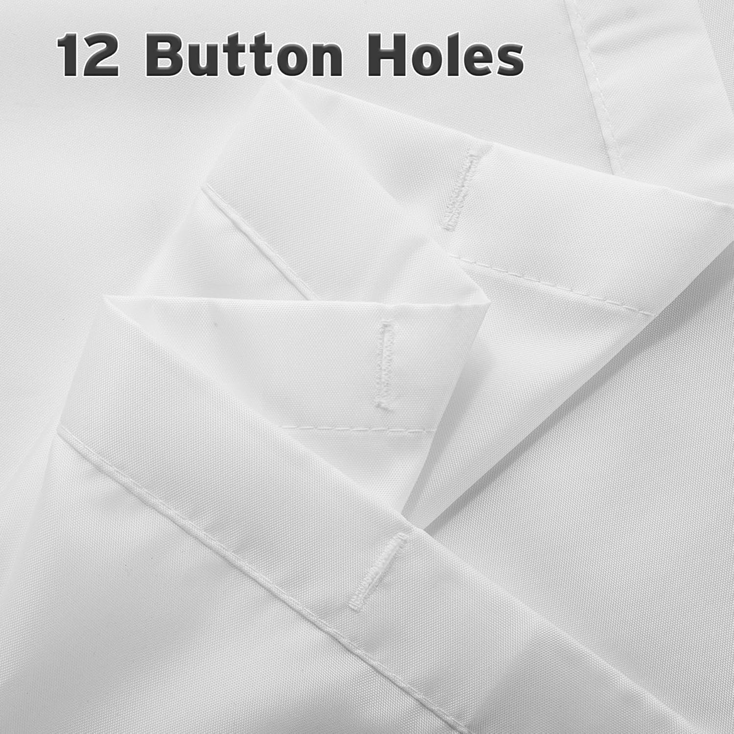 Fabric Shower Liner White