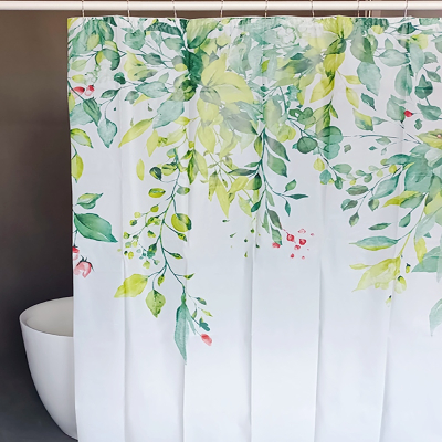 White Shower Curtain