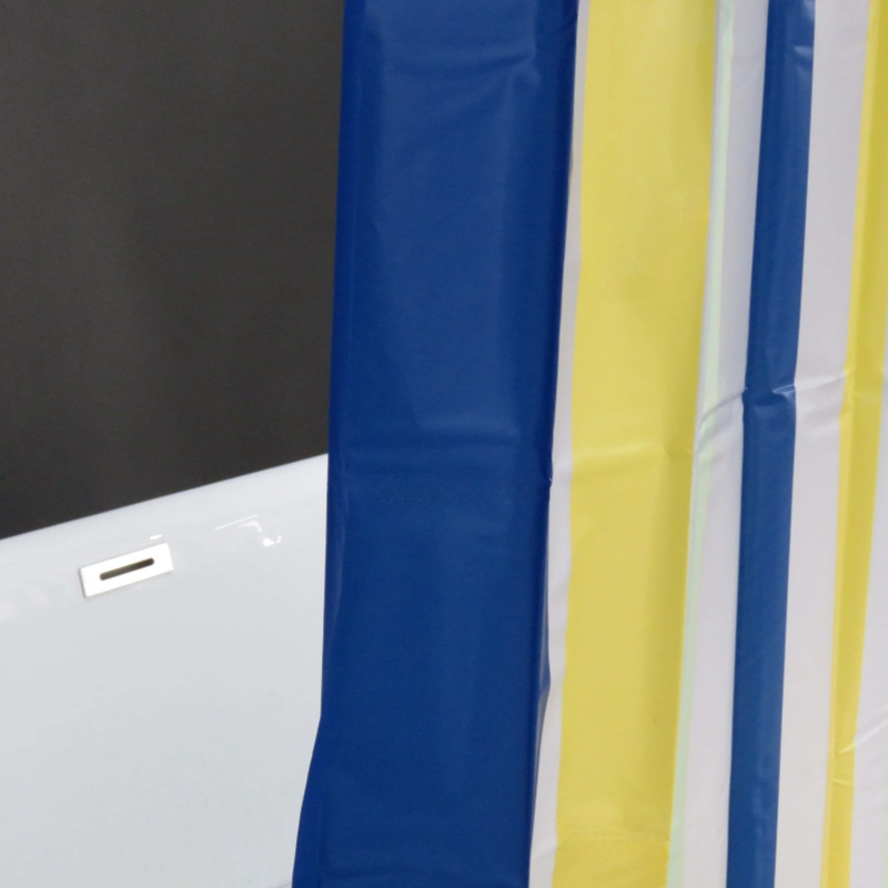 Vertical Stripe Bath Curtain