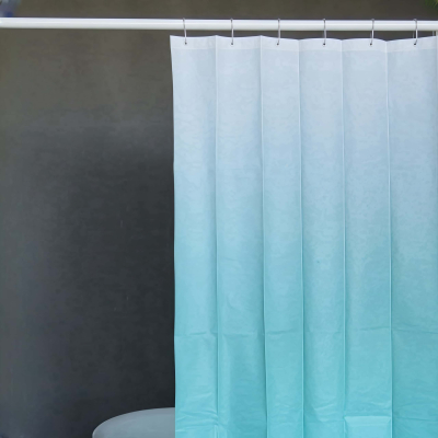 Vinyl Green Shower Curtain