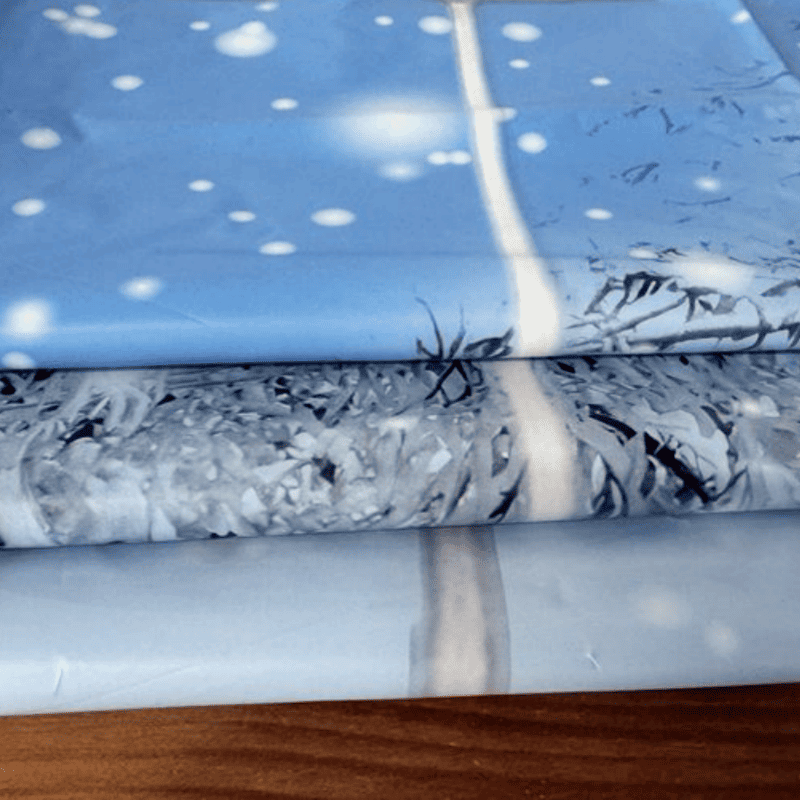 Snowy Scene Shower Curtain