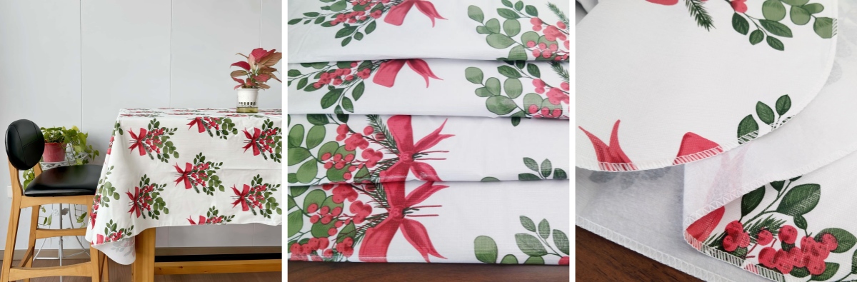 Modern Floral Tablecloth Modern Floral Tablecloth