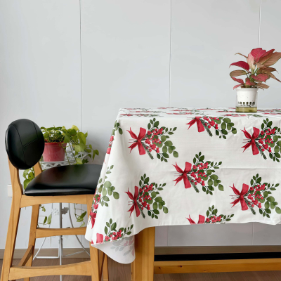 Modern Floral Tablecloth