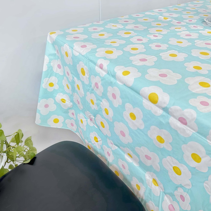 Vinyl Floral Tablecloth