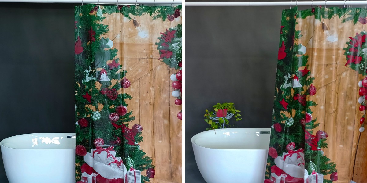 Winter-Themed Fabric vs. PEVA Shower Curtains: Which Is Better?