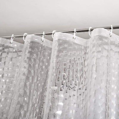 EVA Clear 3D Water Cube Shower Liners