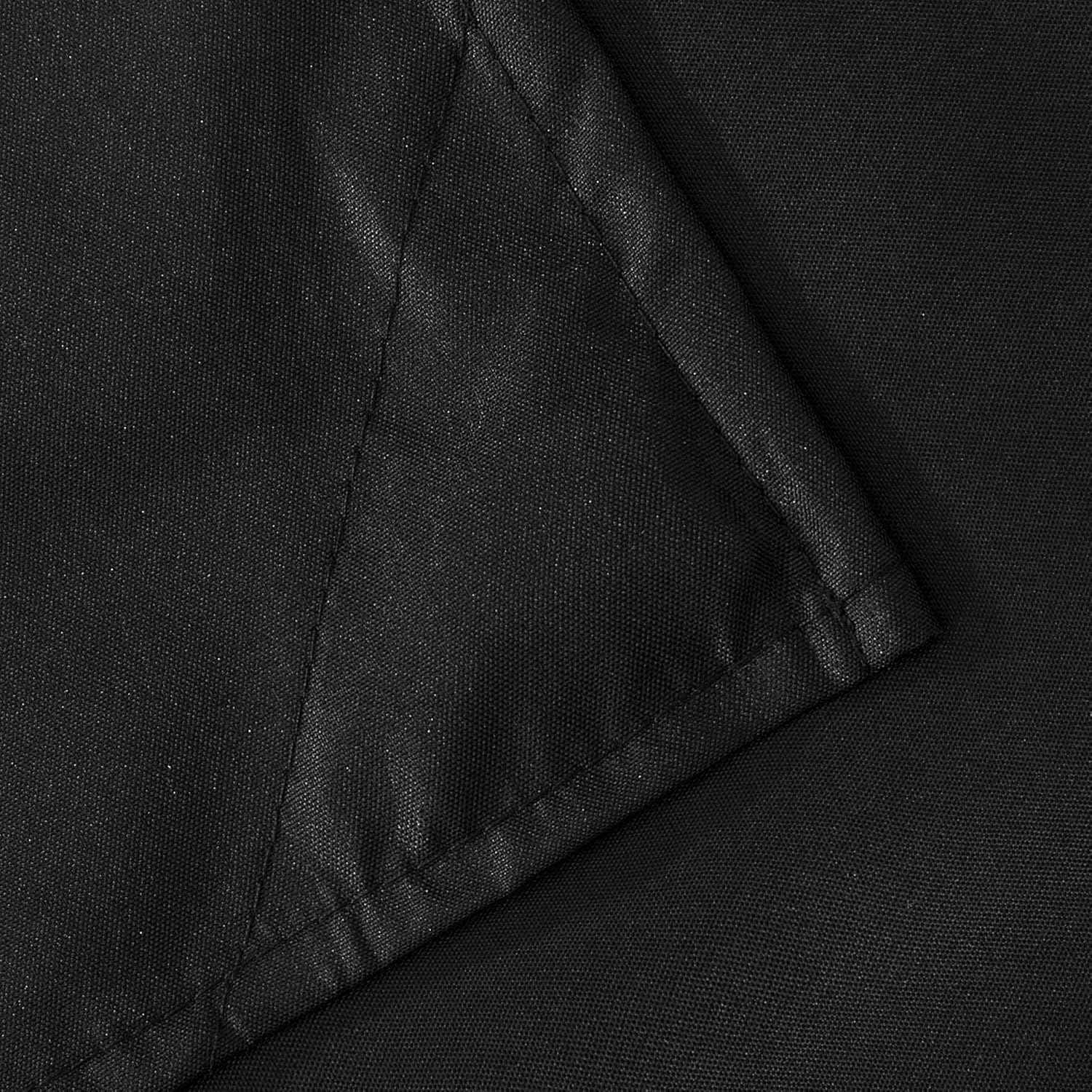 Waschbare Duschvorhangeinlage Schwarz