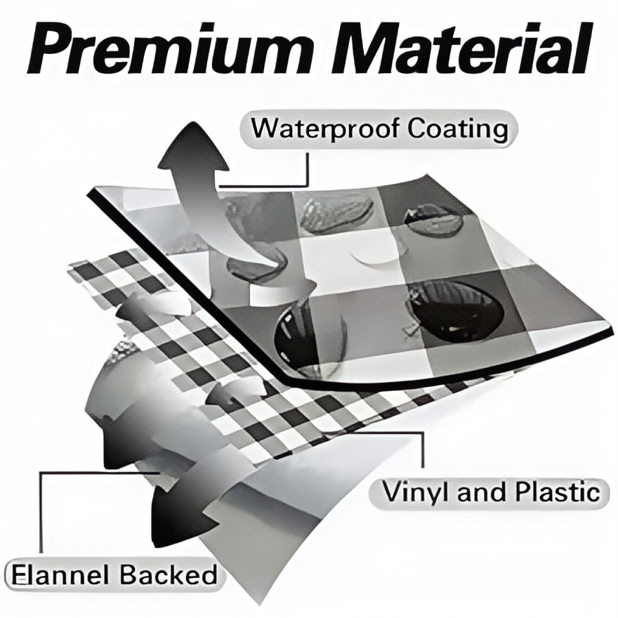Vinyl tablecloth