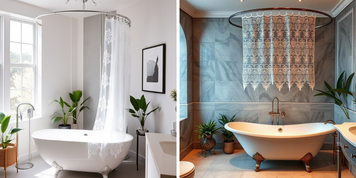 Le tende da doccia in pizzo sono facili da pulire? Cosa devi sapere