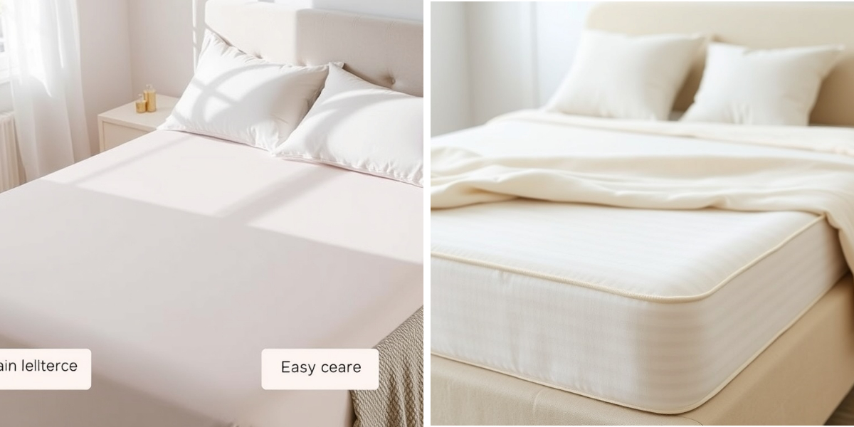 Tipos de capas de colchão para todas as necessidades: impermeáveis, almofadadas, em vinil e muito mais. Tipos de capas de colchão para todas as necessidades: impermeáveis, almofadadas, em vinil e muito mais.