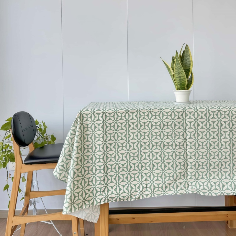 Talha de mesa de plástico verde