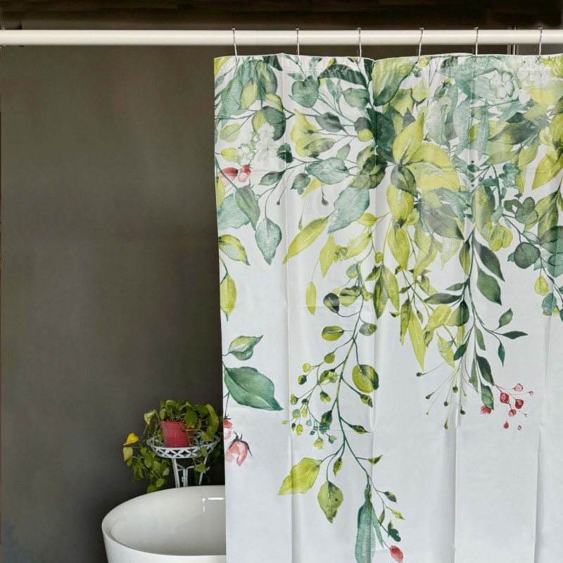 White Shower Curtain