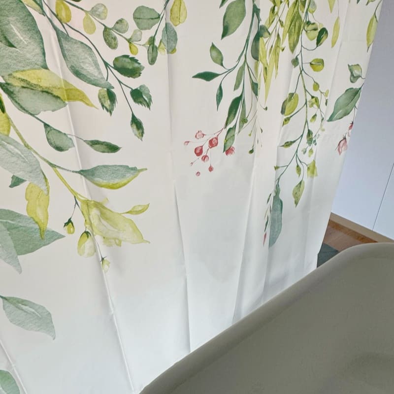 White Shower Curtain