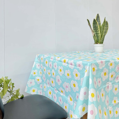 Vinyl Floral Tablecloth