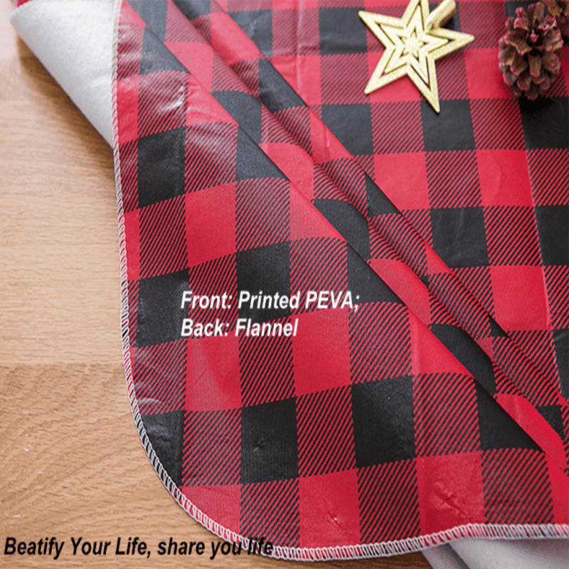 Waterproof Flannel Backed Vinyl Tablecloth