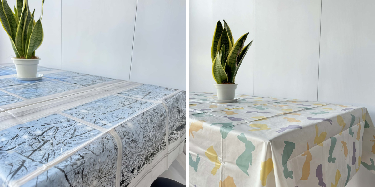 Tendências em toalhas de mesa florais: dos padrões vintage aos designs modernos