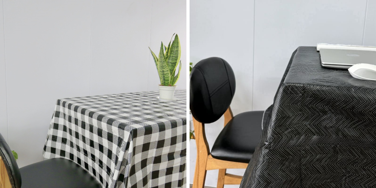 Toalha de mesa em poliéster vs. algodão: qual é a mais adequada para si?