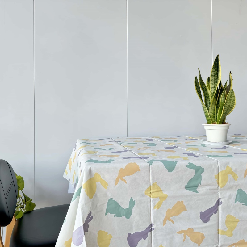 Cartoon Rabbit Table Cloth
