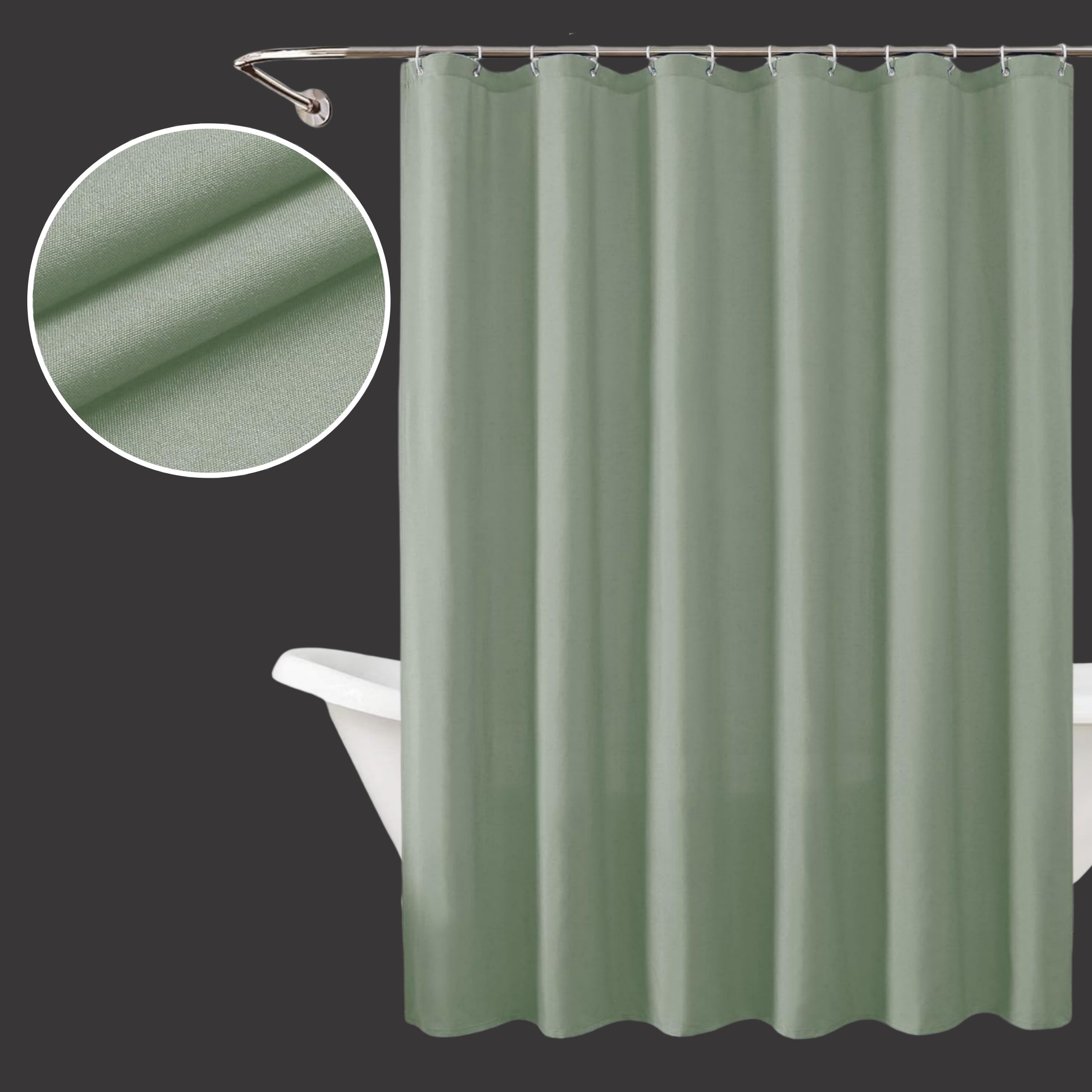 Polyester Shower Curtain Waterproof