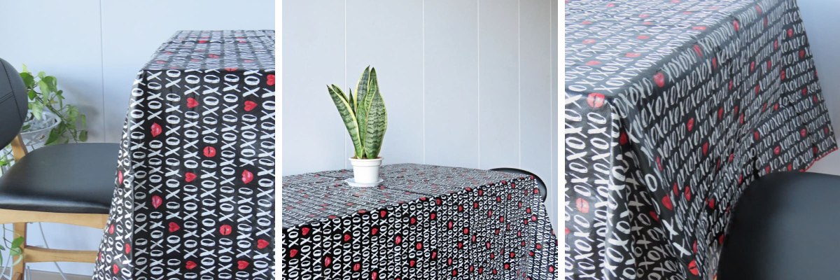 XOXO Love Vinyl Tablecloth XOXO Love Vinyl Tablecloth