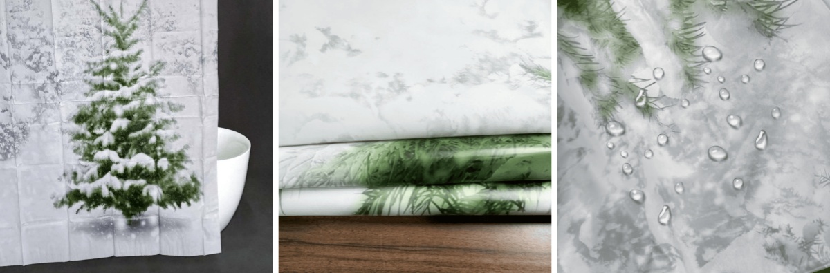 Forest Bathroom Curtain Forest Bathroom Curtain