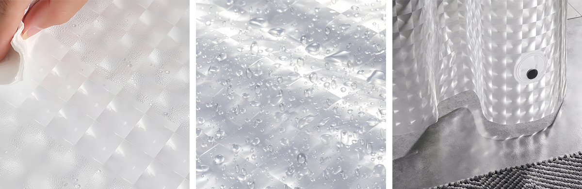 Clear Vinyl Shower Curtain Clear Vinyl Shower Curtain