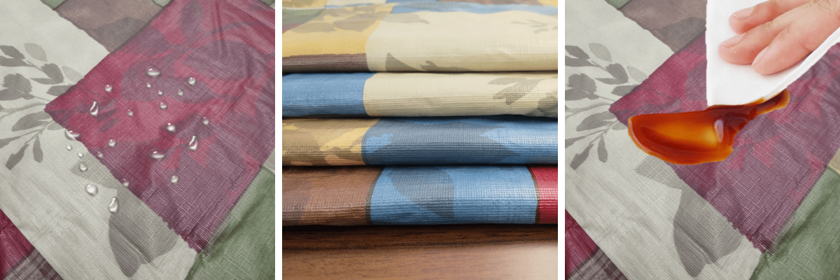 Multicolor Plastic Tablecloth  Multicolor Plastic Tablecloth