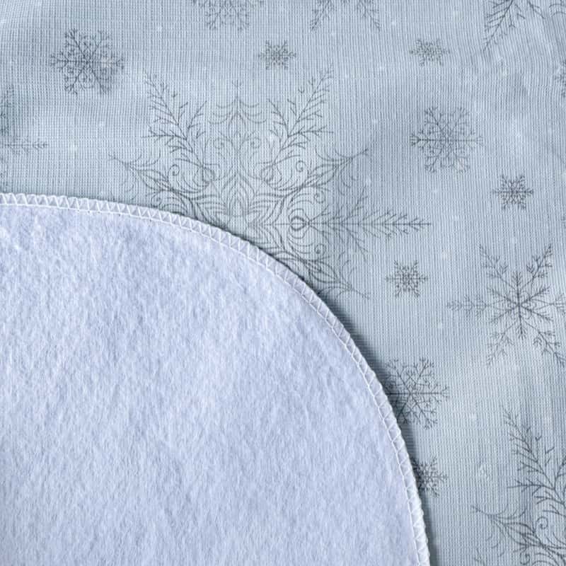 Blue Vinyl Tablecloth