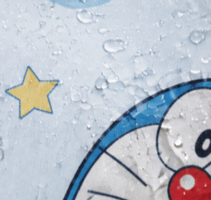 Tenda da doccia Doraemon in PEVA, tenda decorativa per bagno bambini, impermeabile e resistente alla muffa