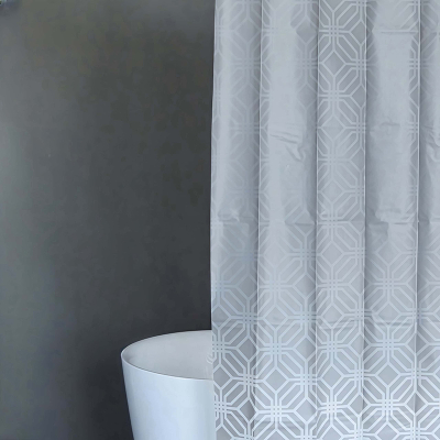 Regular Geometry Bathroom Curtain