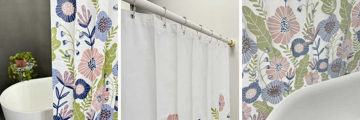 Floral Bathroom Curtains Floral Bathroom Curtains