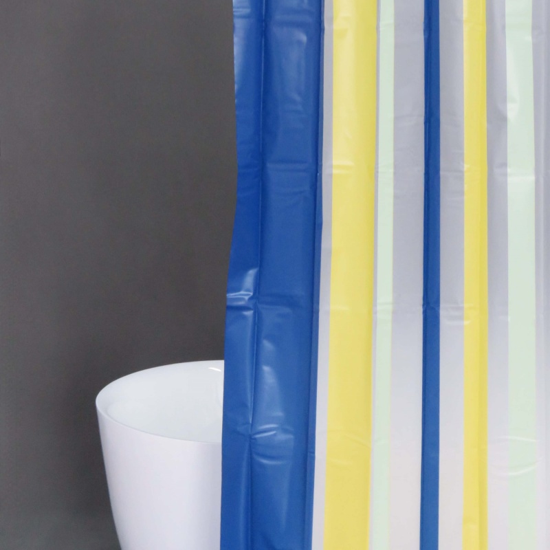 Vertical Stripe Bath Curtain
