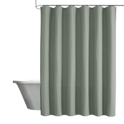 Waffle Knit Shower Curtain
