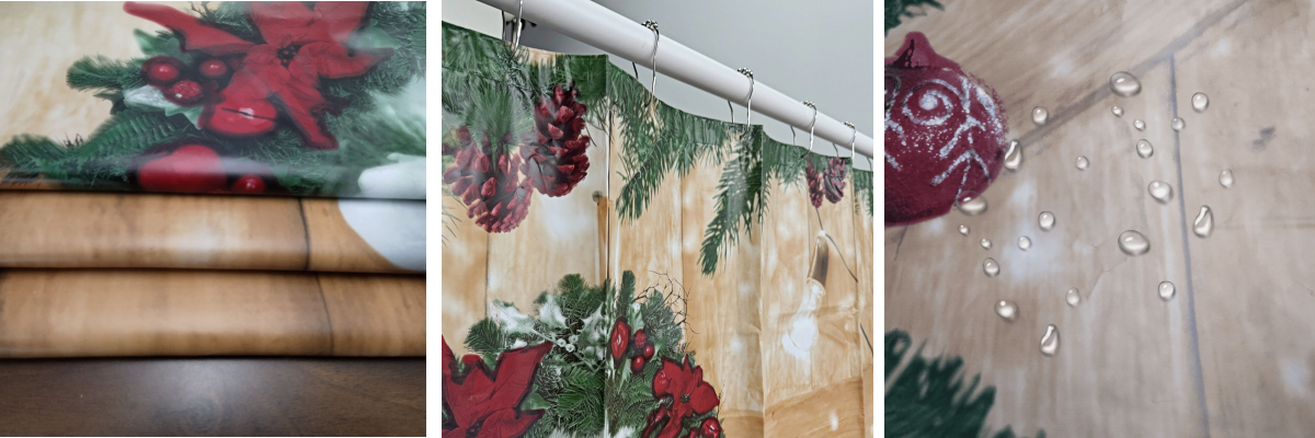 Christmas Gift Shower Curtain Christmas Gift Shower Curtain