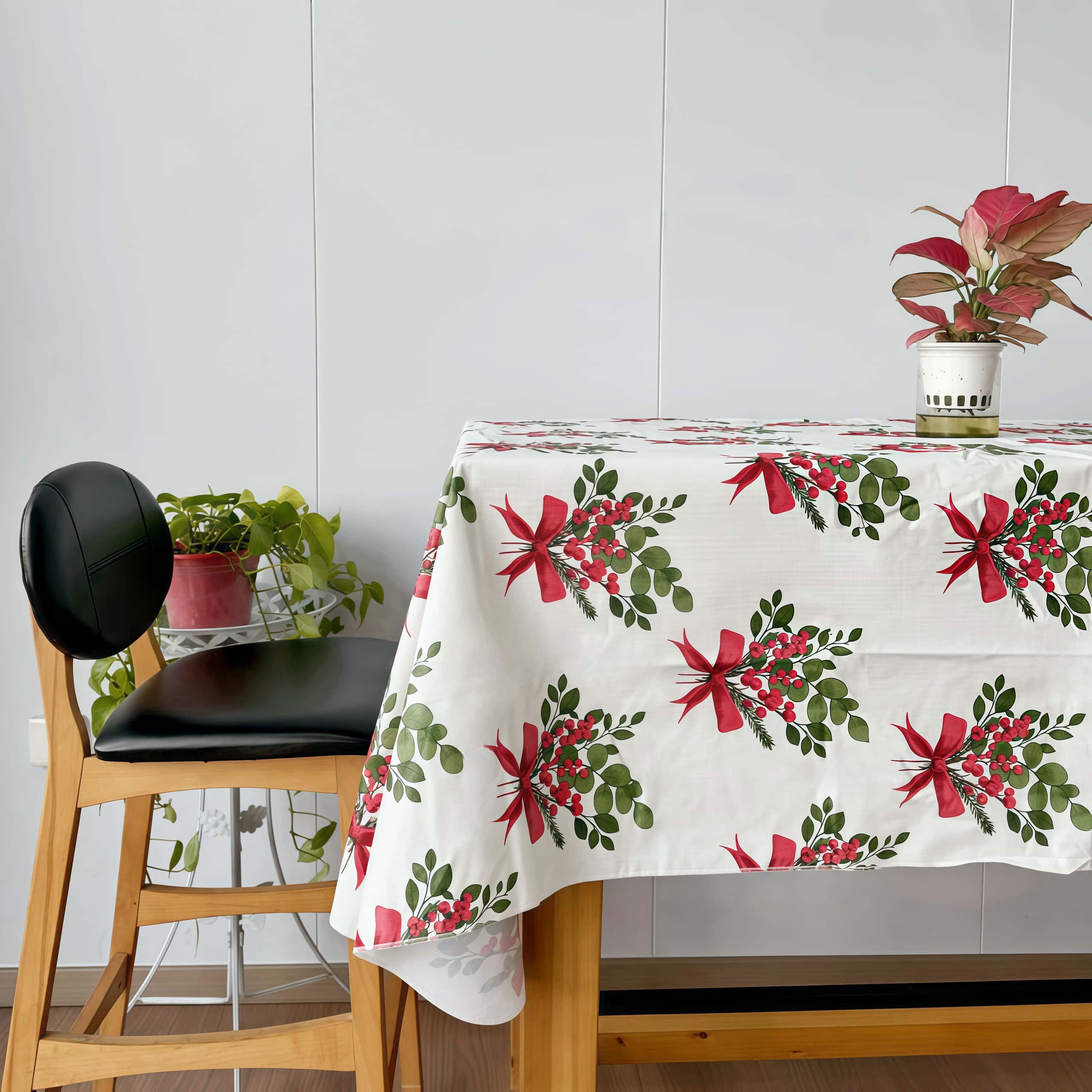 Modern Floral Tablecloth