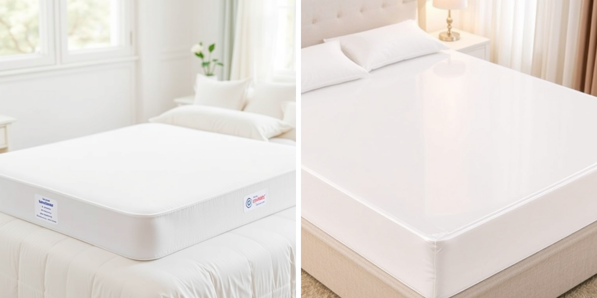 Tipos de capas de colchão para todas as necessidades: impermeáveis, almofadadas, em vinil e muito mais. Tipos de capas de colchão para cada necessidade: à prova d'água, acolchoada, vinil e muito mais